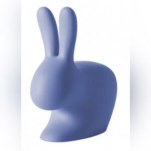 Qeeboo rabbit chair baby (light blue) new in original packaging.